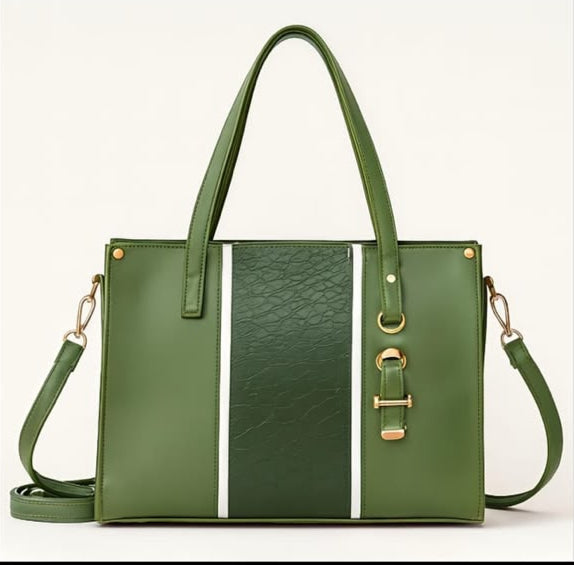 Croc Panel Tote Bag