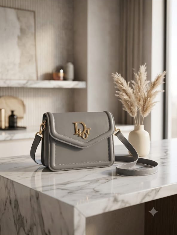 Dior-Inspired Envelope Crossbody