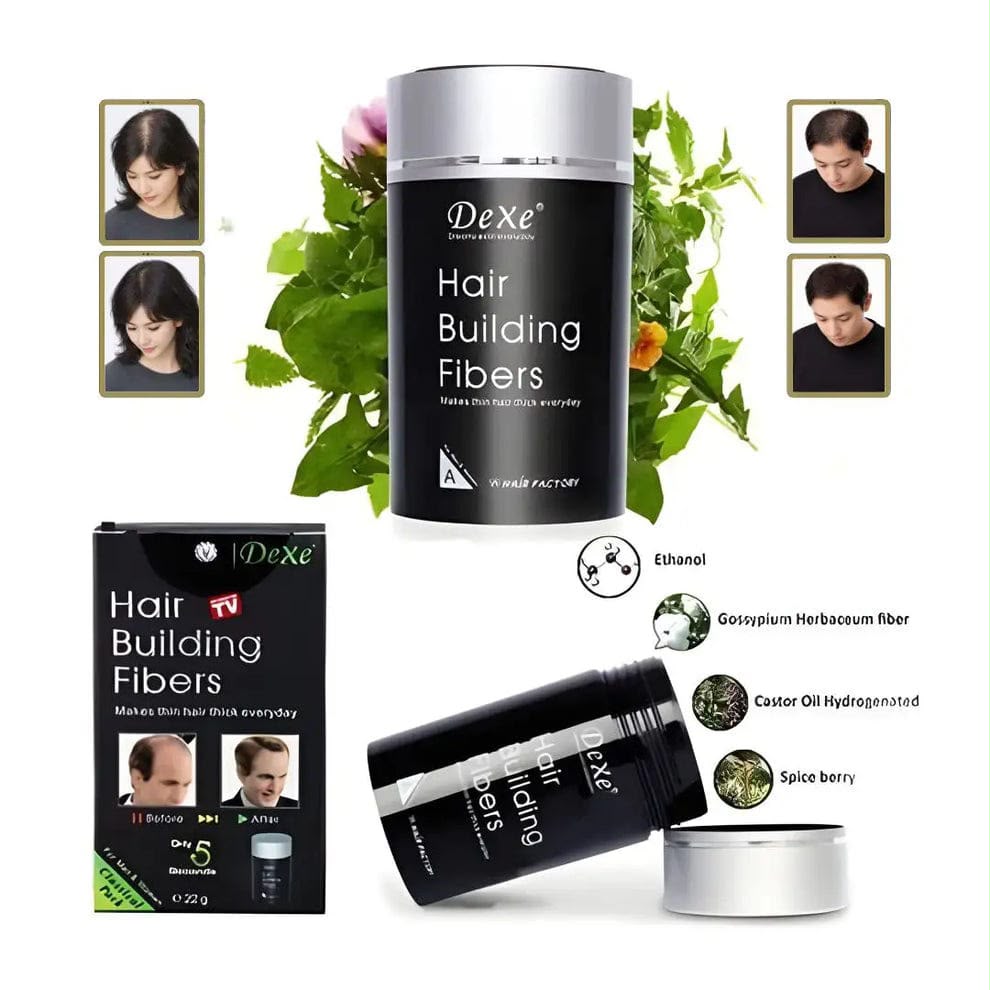 DeXe Hair Building Fibers  — Instant Hair Thickener Keratin Powder Pakistan | Zestifypk
