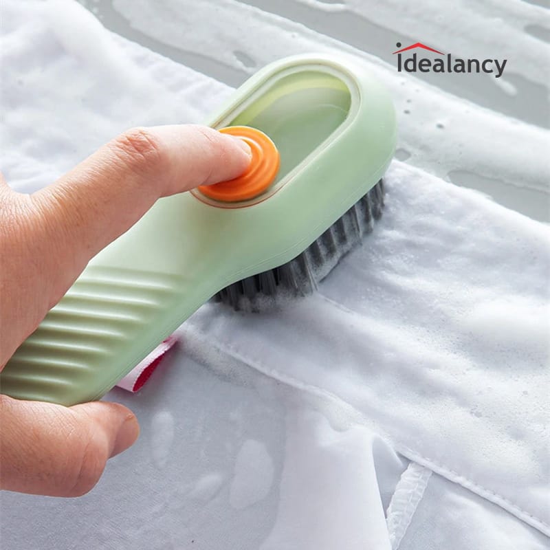 Liquid shoe brush