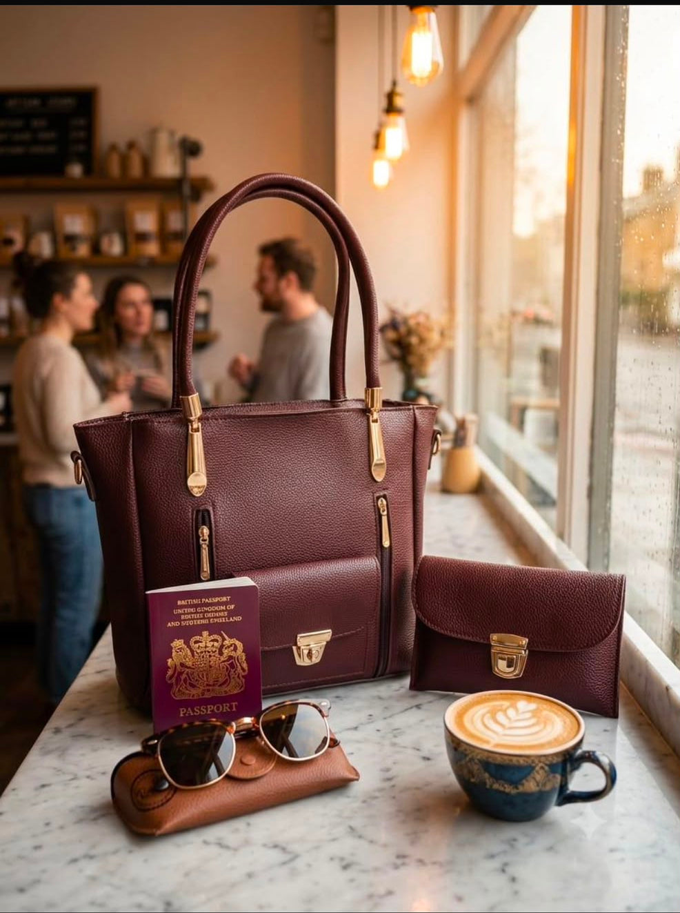 Luxury Lock Tote Bag