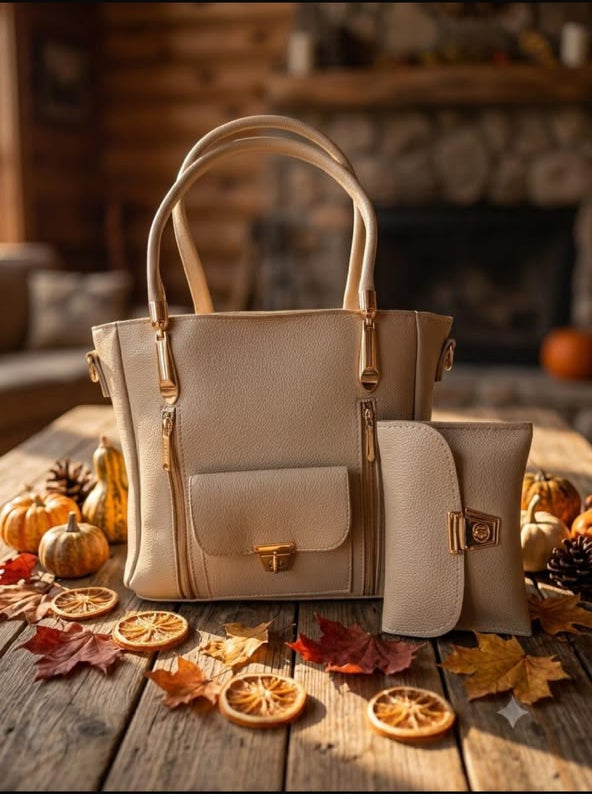 Luxury Lock Tote Bag