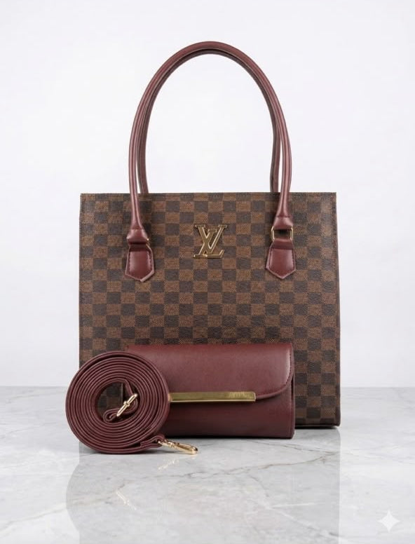 LV Royal Check Tote