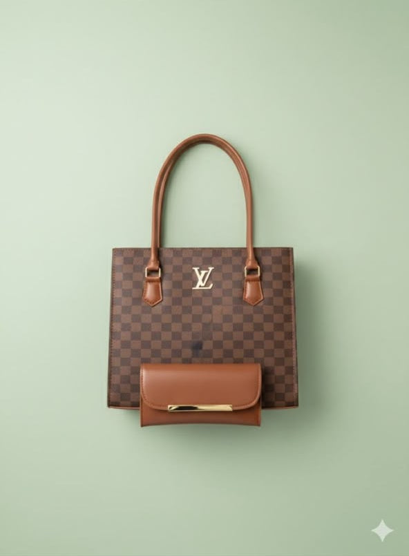 LV Royal Check Tote