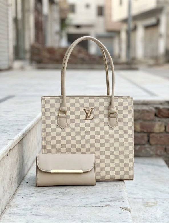 LV Royal Check Tote
