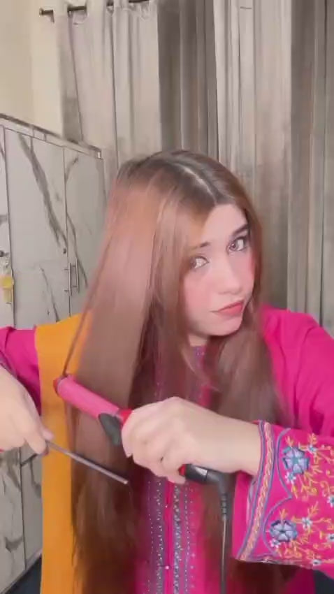 2-in-1 Professional Hair Straightener & Curling Iron – Ceramic Plates