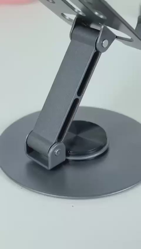 All Metal 360 Rotating Phone Stand Holder — Adjustable Desktop Tablet Stand for Mobile iPhone iPad Pakistan