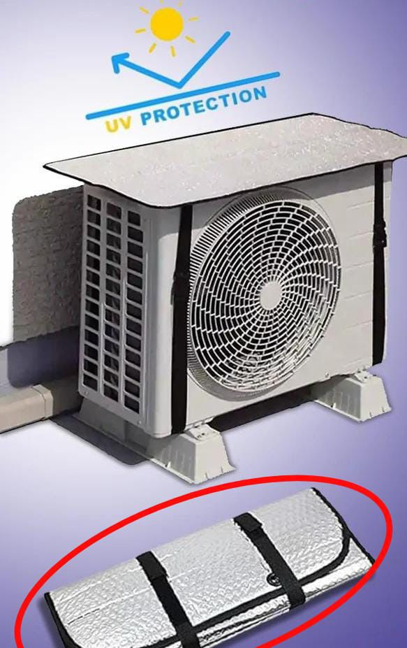 AC Outdoor Unit Sun Protection Cover (UV Shield)