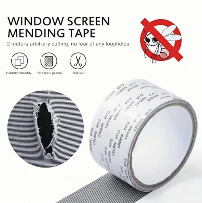 Window Screen Mending Tape – Anti Mosquito Repair Tape (2 Meters)